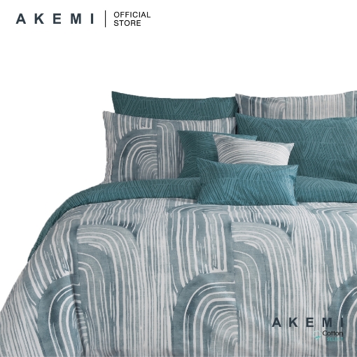 Picture of AKEMI Cotton Select Adore Quilt Cover Set 730TC - Hugan (Super Single, Queen, King)