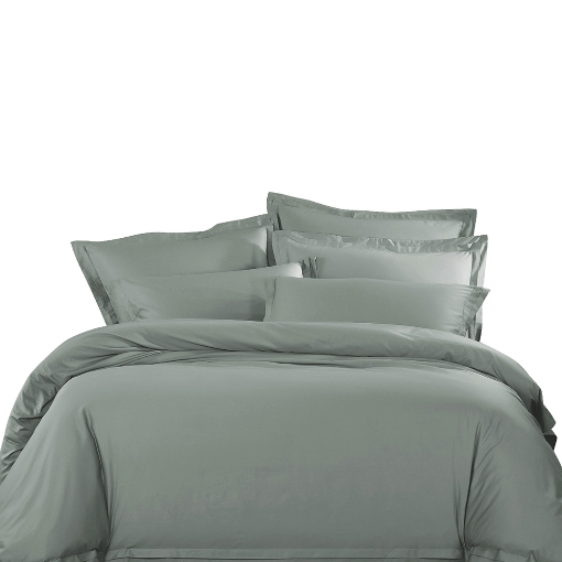 Picture of AKEMI Signature Haven Quilt Cover Set 1400TC - Fox Grey (King/ Super King)