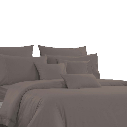 Picture of AKEMI Cotton Select Affinity Quilt Cover Set 880TC - Sage Box, Taupe (Super Single/ Queen/ King)