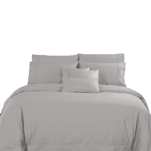 Picture of AKEMI Cotton Select Affinity Quilt Cover Set 880TC - Ulmer, Vapor Grey (Super Single/ Queen/ King)