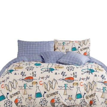 Picture of AKEMI Cotton Select Cheeky Cheeks Quilt Cover Set 730TC - Joy Lab (Super Single, Queen, King)