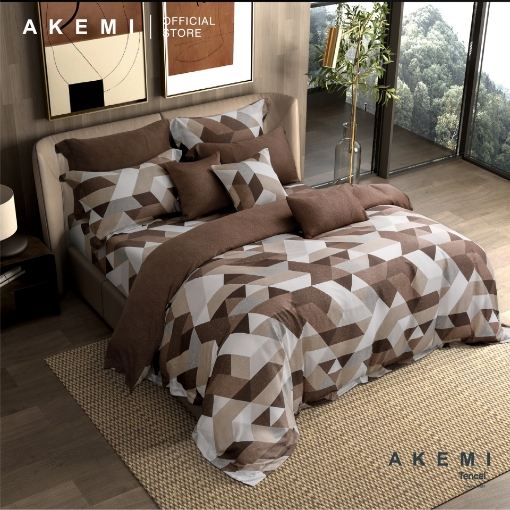 AKEMI Tencel Modal Ardent Quilt Cover Set 880TC Wallcot (Queen/ King)