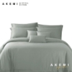 Picture of AKEMI Signature Haven Quilt Cover Set 1400TC - Iceberg Grey (Super King)