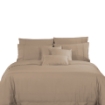 Picture of AKEMI Signature Haven Quilt Cover Set 1400TC - Nomad Brown (Queen/ King)