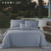 Picture of AKEMI Signature Haven Quilt Cover Set 1400TC - Zen Blue (King/ Super King)