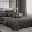 Picture of AKEMI Tencel Modal Earnest Quilt Cover Set 880 TC - Damazy, Grey (Queen/ King)