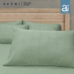 Picture of ai by AKEMI Colourkissed Collection Comforter Set 620 TC - Vachel, Celadon Green (Super Single , King)