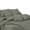 Picture of ai by AKEMI Colourkissed Collection Comforter Set 620 TC - Vachel, Mineral Gray (Super Single , King)