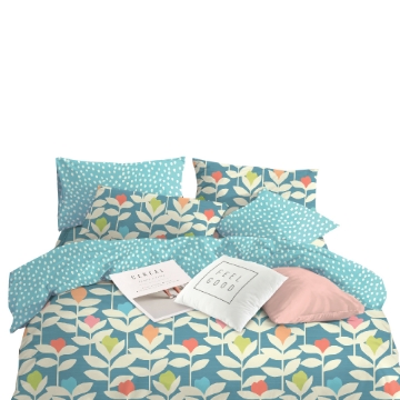 Picture of ai by AKEMI Joyvibes Collection Fitted Sheet Set 480TC - Cicelly (Super Single / Queen / King)