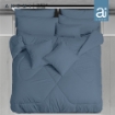 Picture of ai by AKEMI MicroXT Colourkissed Ebrill 620TC Comforter Set - Shadow Blue (Super Single/Queen/King)