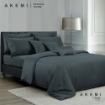 Picture of AKEMI Tencel Modal Earnest Wally 880TC Fitted Sheet Set - Stormy Blue (Queen / King)