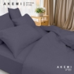 Picture of AKEMI Cotton Select Colour Array Fitted Sheet Set 750TC - Silver Violet (Super Single/ Queen/ King) 