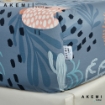 Picture of AKEMI Cotton Select Cheeky Cheeks Fitted Sheet Set 730TC - Jungle Walk (Super Single/ Queen/ King)