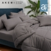Picture of ai by AKEMI Colourkissed Collection Fitted Sheet Set 620TC - Sachoyo - Ashes Gray (Super Single/ Queen/ King) 