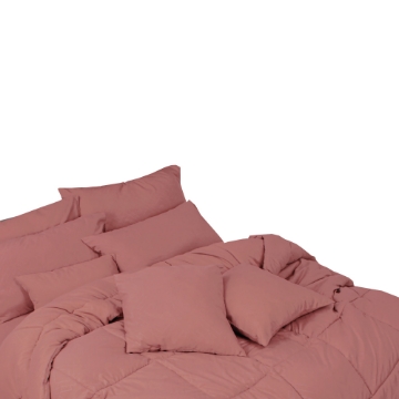 Picture of ai by AKEMI Colourkissed Collection Fitted Sheet Set 620TC - Sachoyo - Clay Pink (Super Single/ Queen/ King) 