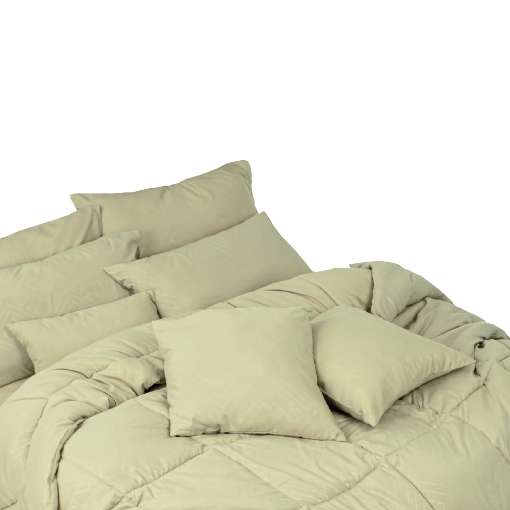 Picture of ai by AKEMI Colourkissed Collection Comforter 620TC - Sachoyo - Glade Khaki (Super Single/ Queen/ King) 