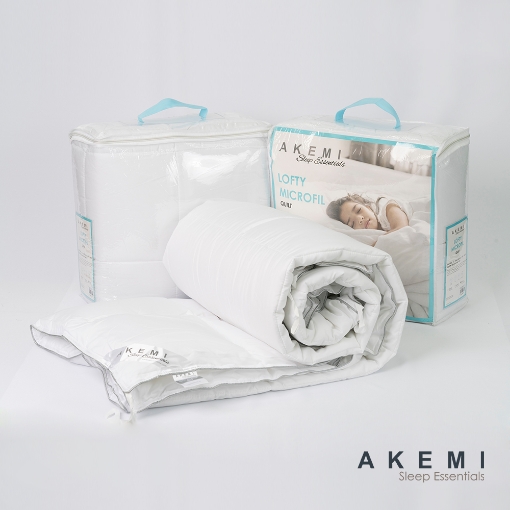 . AKEMI Sleep Essentials Lofty Microfil Quilt (S/Q/K)
