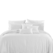 Picture of AKEMI Tencel Accord Quilt Cover Set 930TC - Aikene, Lucent White  (Super Single/ Queen/ King/ Super King)