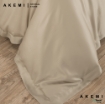 Picture of AKEMI Tencel Accord Quilt Cover Set 930TC - Aikene, Oatmeal Sepia (Super Single/ Queen/ King/ Super King)