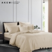 Picture of AKEMI Tencel Accord Fitted Sheet Set 930TC - Aikene, Oatmeal Sepia (Super Single/ Queen/ King/ Super King)