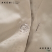 Picture of AKEMI Tencel Accord Fitted Sheet Set 930TC - Aikene, Oatmeal Sepia (Super Single/ Queen/ King/ Super King)
