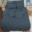 Picture of ai by AKEMI Colourkissed Collection Fitted Sheet Set 620TC - Qirin, Gabby Blue (Super Single/ Queen/ King)
