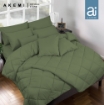 Picture of ai by AKEMI Colourkissed Collection Fitted Sheet Set 620TC - Qirin, Shane Green (Super Single/ Queen/ King)