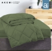 Picture of ai by AKEMI Colourkissed Collection Fitted Sheet Set 620TC - Qirin, Shane Green (Super Single/ Queen/ King)