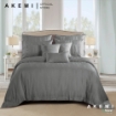 Picture of AKEMI Tencel Accord Fitted Sheet Set 930TC - Thorald Neutral Grey (Super Single/ Queen/ King/ Super King)