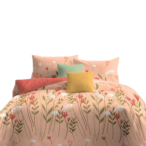 Picture of ai by AKEMI Smitten Collection Fitted Sheet Set 510TC - Vonna (Super Single/ Queen/ King)