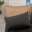 Picture of ai by AKEMI ColourJoy Collection Fitted Sheet Set 550TC - Gull Gray (Super Single/Queen/King)