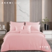 Picture of Akemi Tencel Touch Clarity Fitted Sheet Set 850TC - Irvina, Paste Pink (Super Single/ Queen/ King)