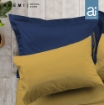 Picture of ai by AKEMI ColourJoy Collection Fitted Sheet Set 550TC - Almond Yellow (Super Single/Queen/King)