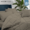 Picture of ai by AKEMI Colourkissed Collection Comforter Set 620TC - Qirin, Libby Grey (Super Single/ Queen/ King)
