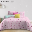 Picture of AKEMI Cotton Essentials Jovial Kids Fitted Sheet Set 650TC - Lady Bird Garden (Super Single/ Queen/ King)