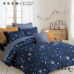 Picture of AKEMI Cotton Essentials Jovial Kids Fitted Sheet Set 650TC - Space Odyssey (Super Single/ Queen/ King)