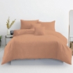 Picture of AKEMI Cotton Essentials Colour Home Divine Fitted Sheet Set 650TC - Peach Sand (Super Single/ Queen/ King)