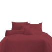 Picture of AKEMI Cotton Essentials Colour Home Divine Fitted Sheet Set 650TC (Super Single/ Queen/ King) - Shiro Red