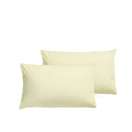 Picture of AKEMI Cotton Essentials Colour Home Divine Pillow Case 650TC (2pc) - Nikko Cream