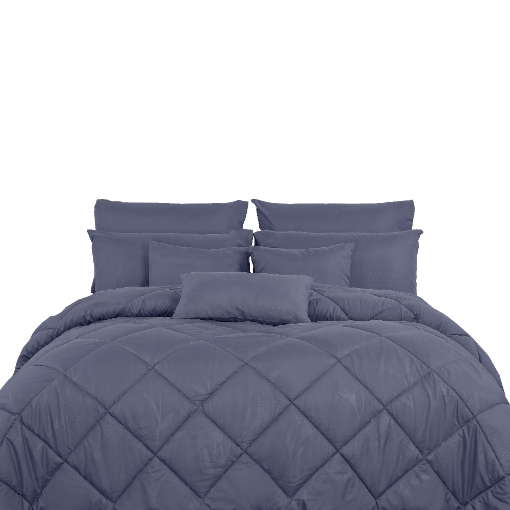 Picture of ai by AKEMI Colourkissed Collection Comforter Set 620TC - Feryal (Super Single/ Queen/ King) - Phoebe Blue 