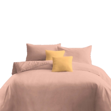Picture of ai by AKEMI ColourJoy Collection Comforter Set 550TC (Super Single/Queen/King) - Morgan Peach