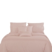 Picture of AKEMI Cotton Select Affinity Fitted Sheet Set | 100% Cotton -Remini 880TC, Peony Pink (Super Single / Queen / King)
