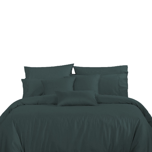 Picture of AKEMI Cotton Select Affinity Quilt Cover Set | 100% Cotton 880TC - Remini, Rain Blue (Super Single / Queen / King)