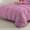 Picture of ai by AKEMI ColourJoy Collection Comforter Set | 100% MicroXT 550TC - Fiffy Pink (Super Single/ Queen/ King)