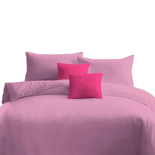 Picture of ai by AKEMI ColourJoy Collection Fitted Sheet Set | 100% MicroXT 550TC - Fiffy Pink (Super Single/Queen/King)