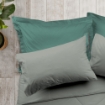 Picture of ai by AKEMI ColourJoy Collection Fitted Sheet Set | 100% MicroXT 550TC - Fin Grey (Super Single/Queen/King)