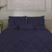 Picture of ai by AKEMI Colourkissed Collection Comforter Set | 100% MicroXT 620TC - Yumena, Denim Blue (Super Single/Queen/King)