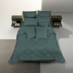 Picture of ai by AKEMI Colourkissed Collection Comforter Set | 100% MicroXT 620TC - Yumena, Pine Turquoise (Super Single/Queen/King)