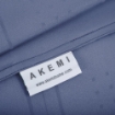 Picture of AKEMI TENCEL™ Modal Earnest Fitted Sheet Set | 100% TENCEL™ Modal 880TC - Manaro, Country Blue (Super Single/ Queen/ King)
