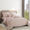 Picture of AKEMI TENCEL™ Modal Earnest Quilt Cover Set 880TC - Zendeya, Nara Nude (Super Single/ Queen/ King)